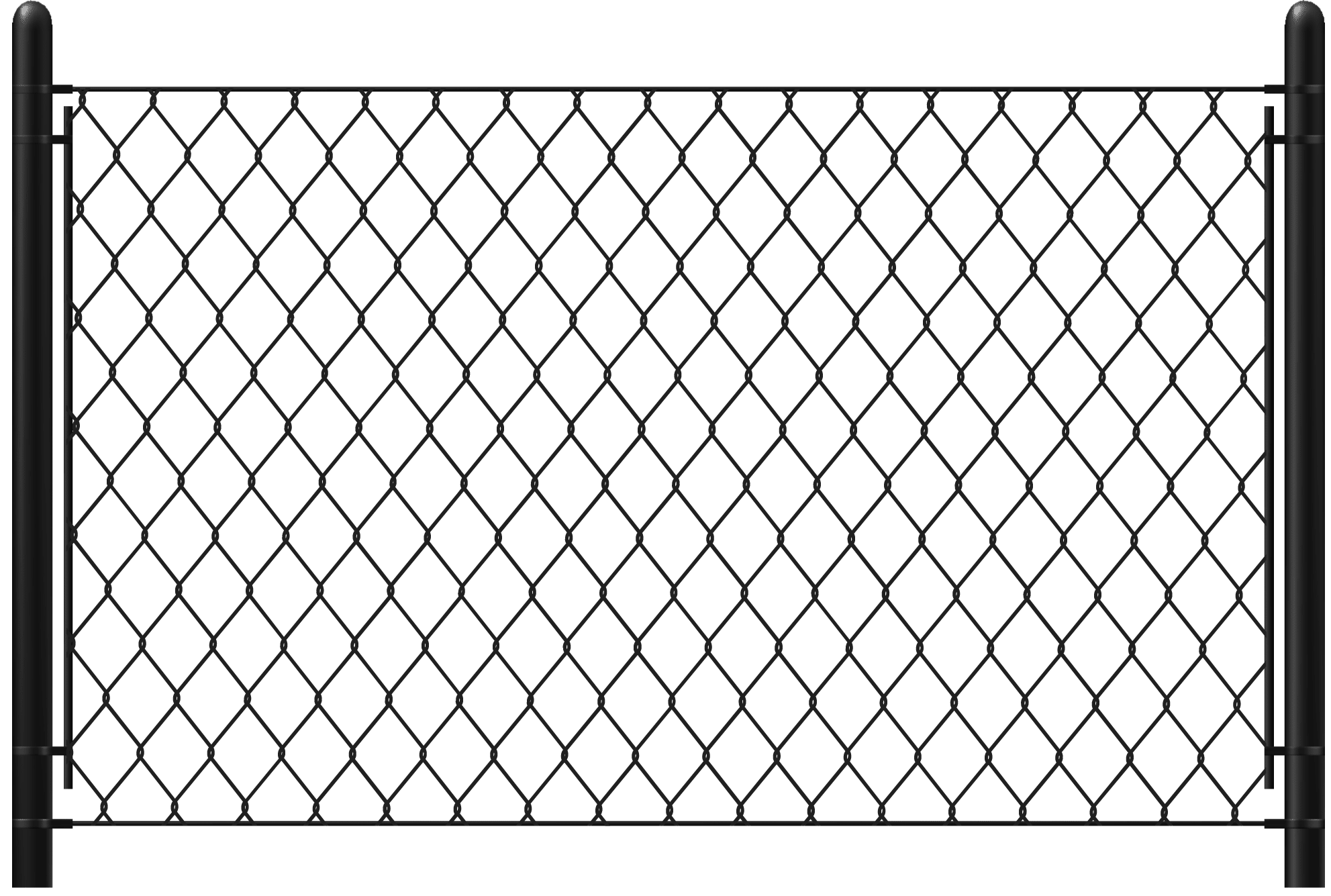 Chainlink fence in south Florida